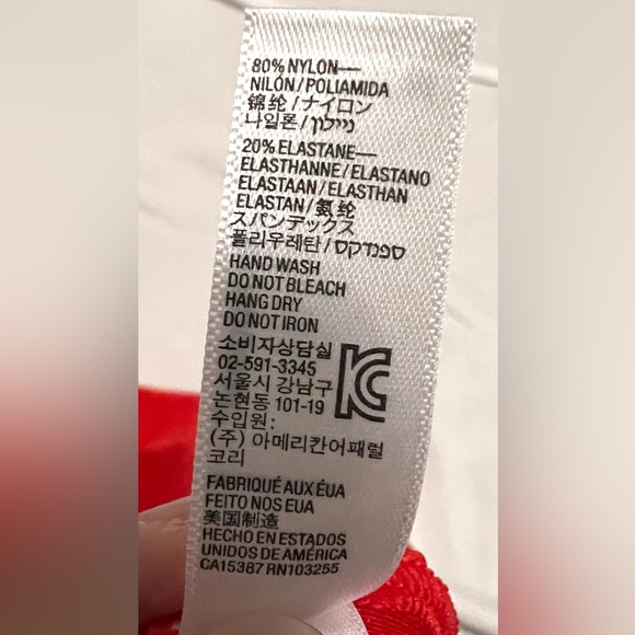 Very Cute American Apparel Red Leggings, Medium-Stretchy/Elastane, Tummy… - Picture 5 of 5